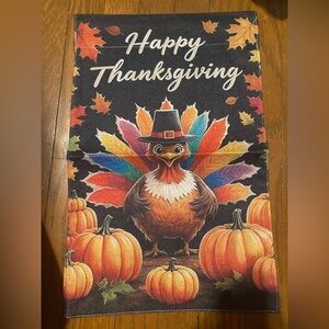 Garden Flag Autumn Fall Thanksgiving 12" x 18" NWOT